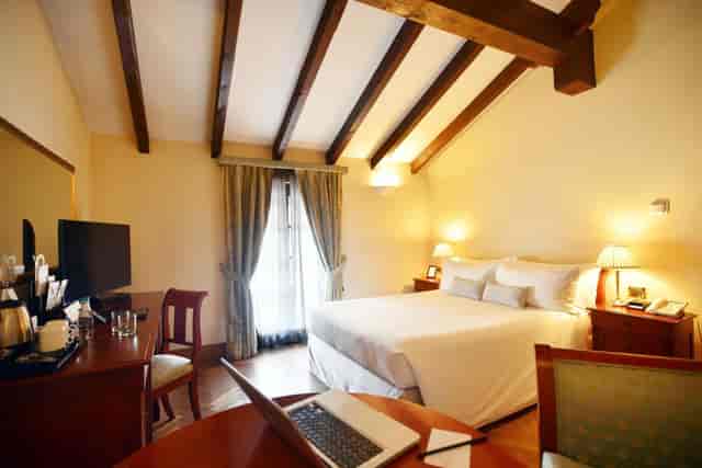 Luxury hotel suite, executive retreat, VIP meeting