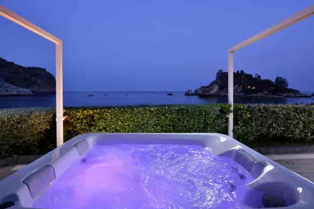 Isola Bella VIP reception, coastal resort event
