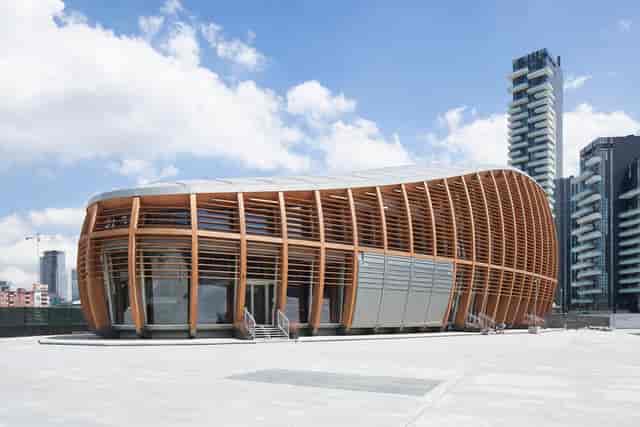 UniCredit Pavilion outdoor event, modern architecture, urban venue