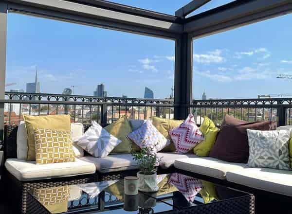 Rooftop lounge