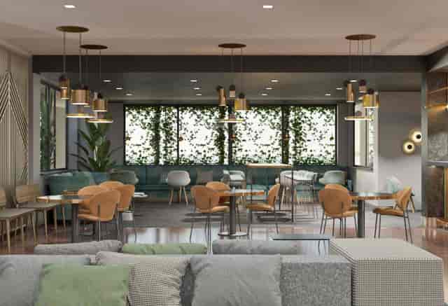 Quark Hotel Milano meeting room, modern lounge, event venue