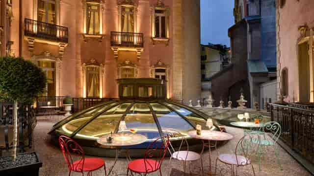 Château Monfort glass dome event, corporate reception