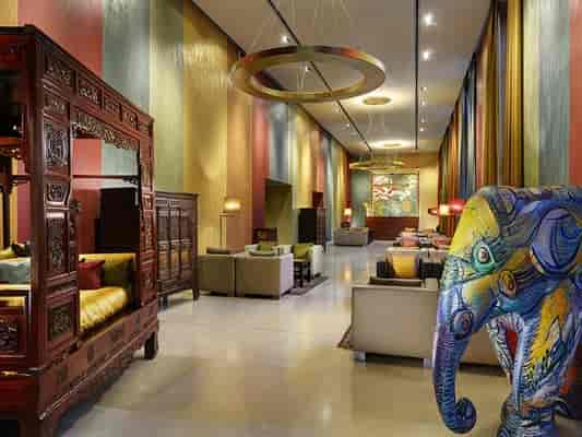 Enterprise Hotel Event Plaza, unique lobby, themed event