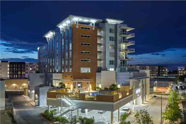 Archer Hotel Austin pool patio, modern hotel event space