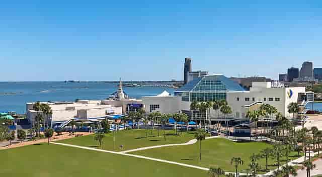 Texas Aquarium waterfront boardwalk event conference