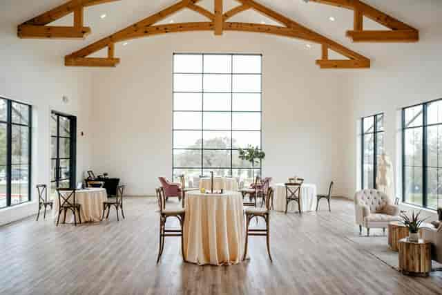 Storie Hall chapel, modern event space, cocktail reception, networking