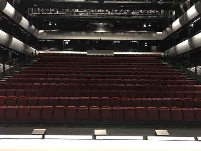 Norwegian Opera tiered seating, event venue stage