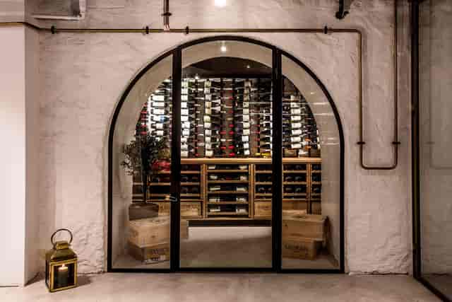 Grand Cafe wine cellar tasting event