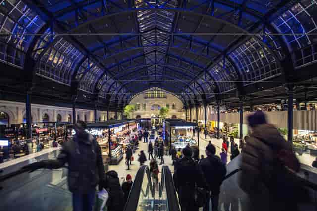 Østbanehallen product launch event, retail exhibition