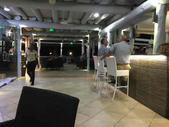 Karambezi Cafe lounge: rustic bar, cocktail event, networking