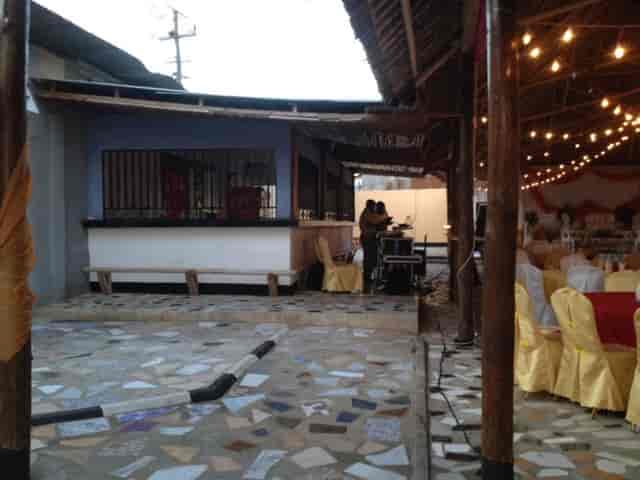 Rustic outdoor hall wedding reception venue