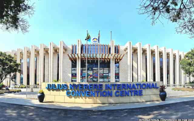 JNICC conference center, modern architecture, international event