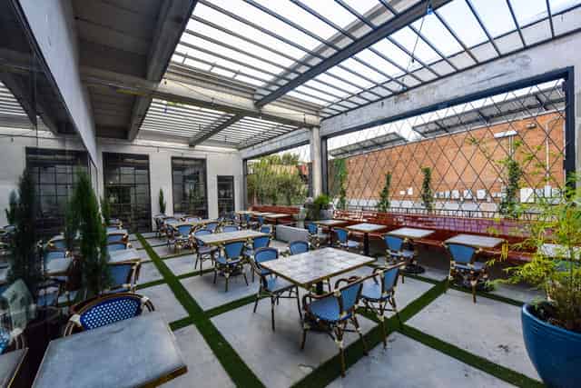 Rooftop bar