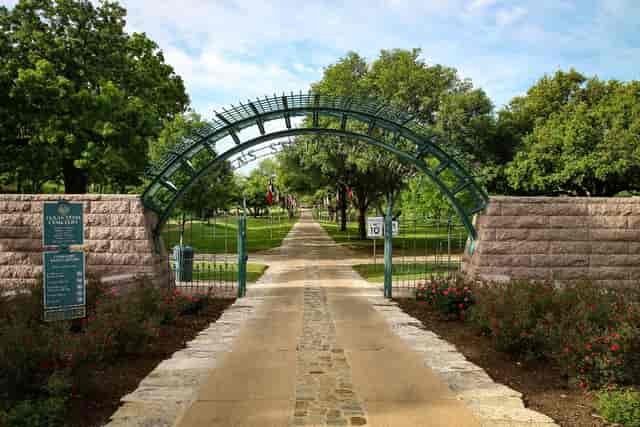 Texas State Cemetery festival event venue green space