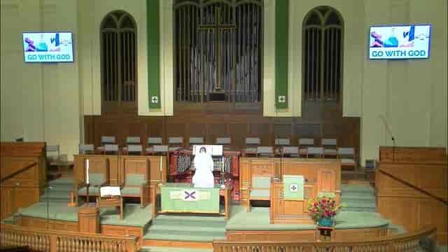 Chapel stage ceremony, conference AV
