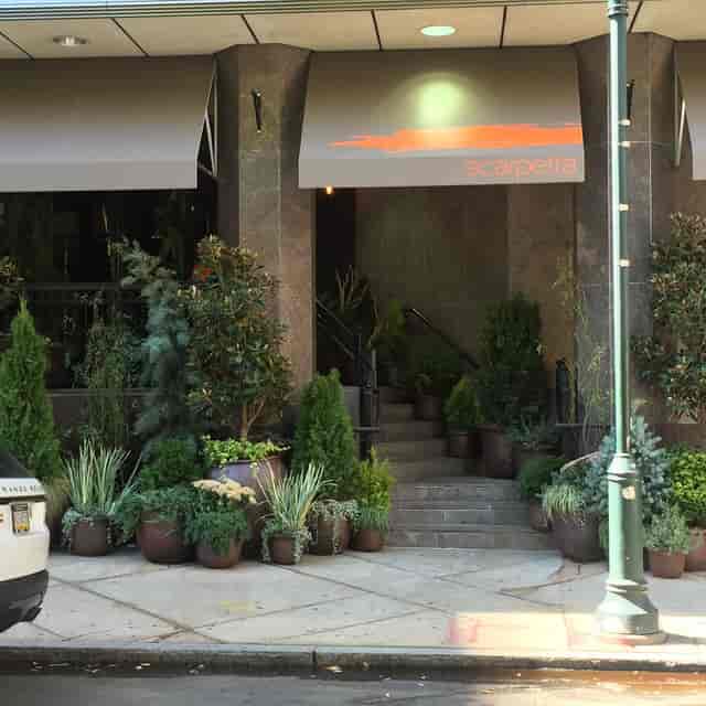 Scarpetta lounge entry, upscale bar, event reception