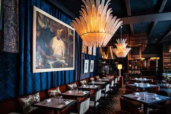 Bazaar Jose Andres private dining plush seating upscale event