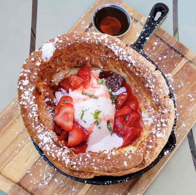 Dutch baby pancake, corporate event catering, Las Vegas brunch