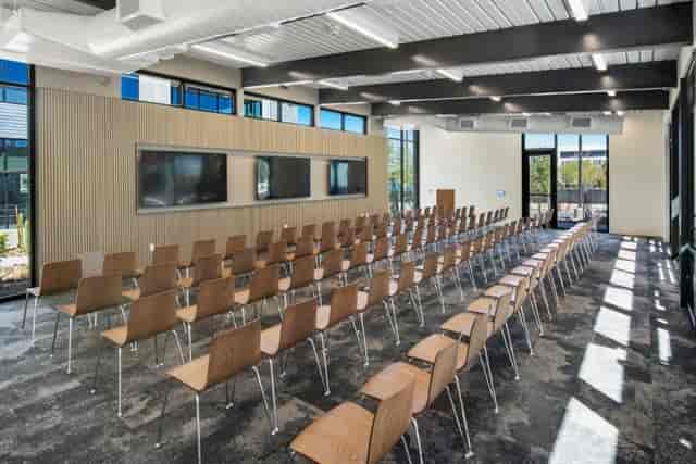 Kiln Vegas modern event space theater seating presentation workshop