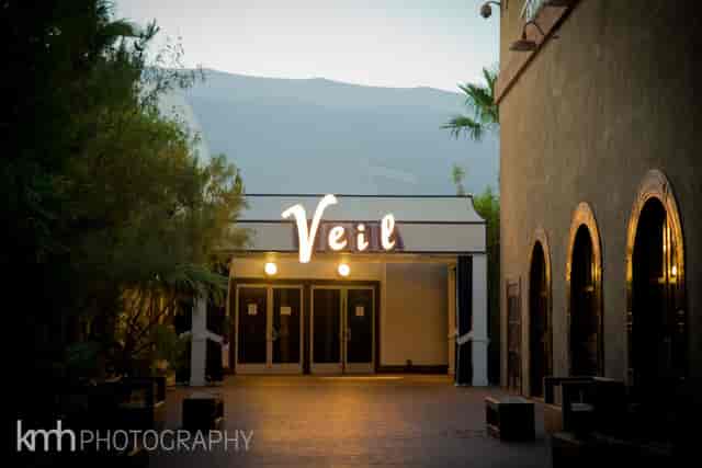 Veil Pavilion wedding gala, Silverton Casino elegant entrance