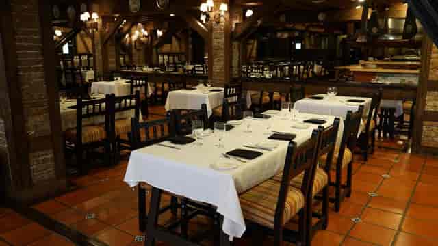 Rustic Casa Juancho bar, private dining event.
