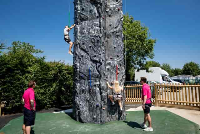 Team Building Climbing Wall - Seawick Holiday Park
