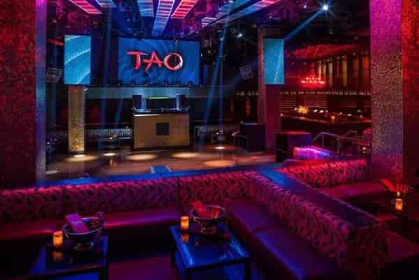 Opium Room TAO nightclub stage DJ lights party launch