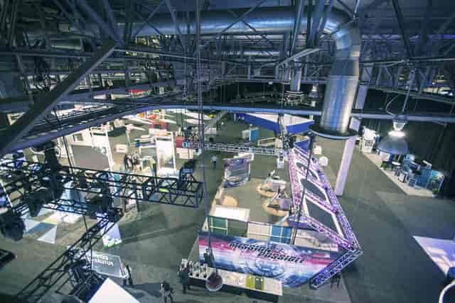 Venetian Expo Hall: Trade Show Booths, Convention Center, Event Setup
