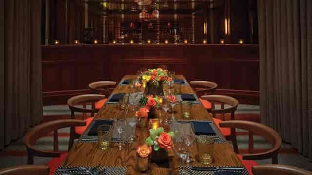 Four Seasons Veranda: Elegant private dining event, executive dinner