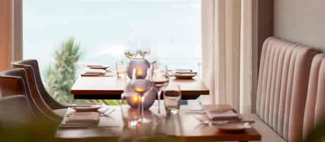 Dune Restaurant VIP dining, upscale event