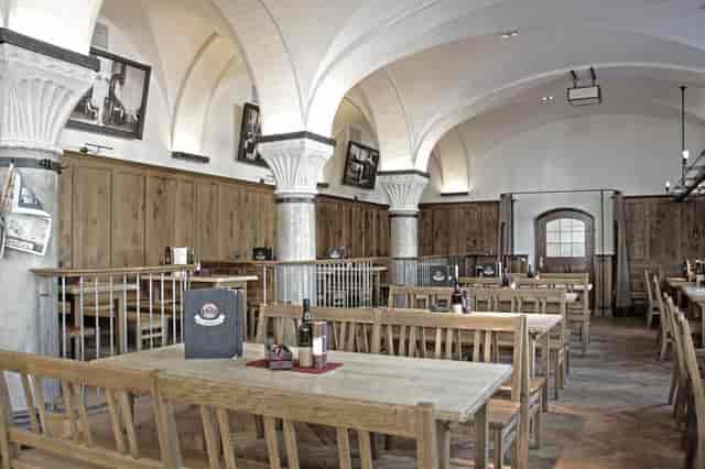 Paulaner Brauhaus rustic venue Oktoberfest corporate event
