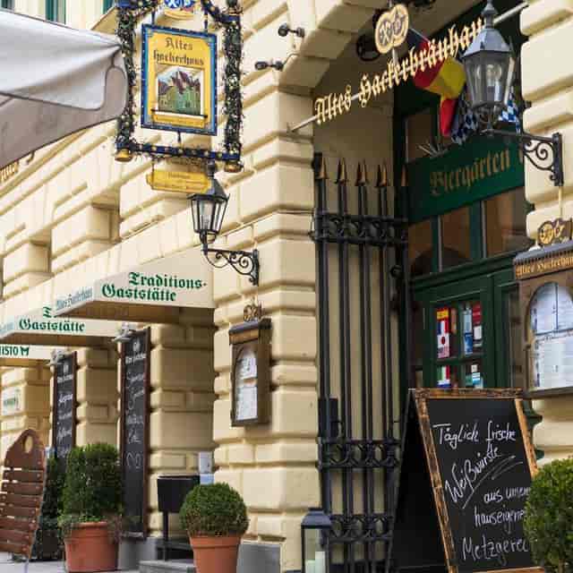 Traditional German Biergarten corporate event