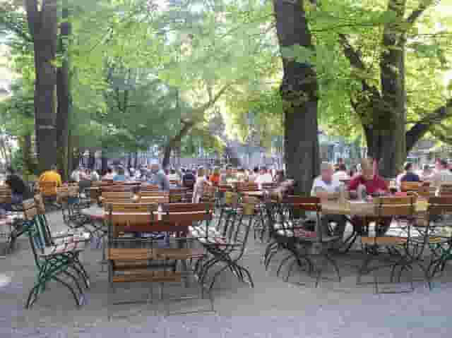 Beer garden