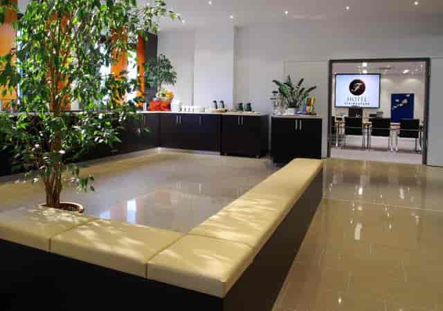 Feringapark hotel conference room, modern setup, business event