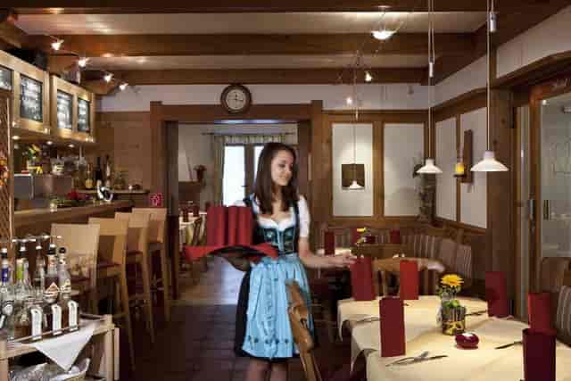 Rustic hotel restaurant event bar dinner