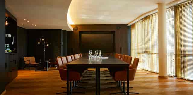 Modern Munich meeting room, executive boardroom, business conference
