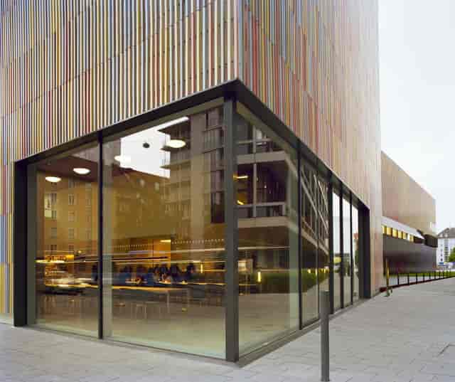 Museum Brandhorst event space, modern architecture, natural light, modern events