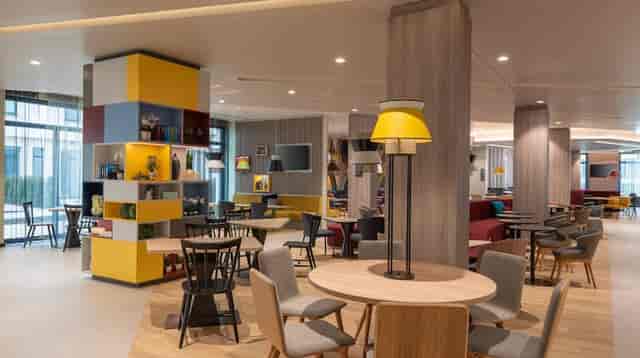 Hilton Munich lounge, modern, flexible, networking, event