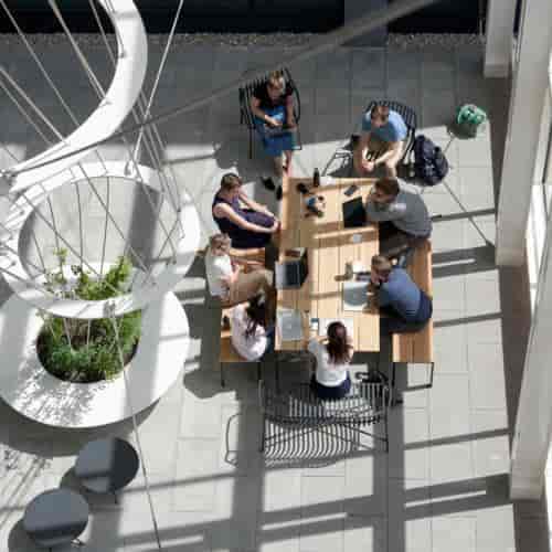 Munich Urban Colab coworking meeting space, modern, natural light