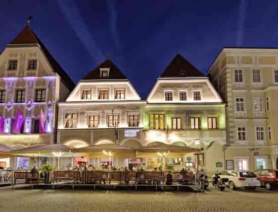 Historic European wine cellar reception event