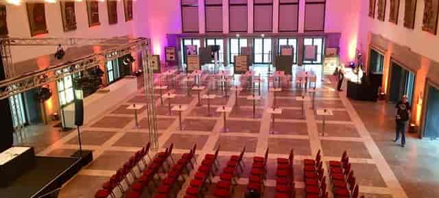Wappenhalle foyer, reception, conference venue