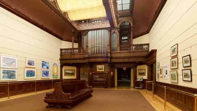 Historic James J. Hill Room, St. Paul Hotel, events, organ