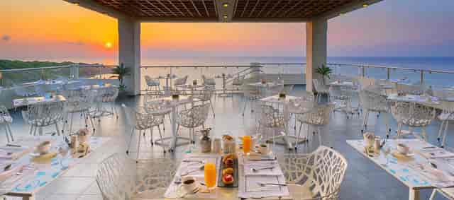 Elysium rooftop ocean view reception event