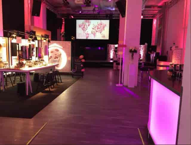 Isarpost event hall, stage, bar, product launch, brand activation