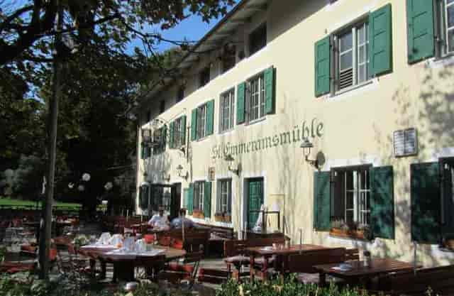 Rustic restaurant venue, outdoor seating, corporate event, wedding reception