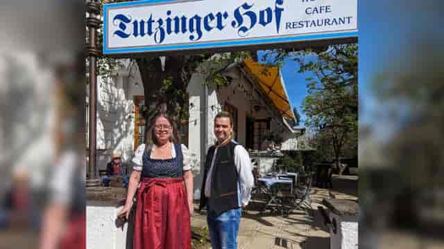 Bavarian Cafe Tutzinger Hof, traditional attire, event venue