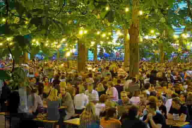 Beer garden