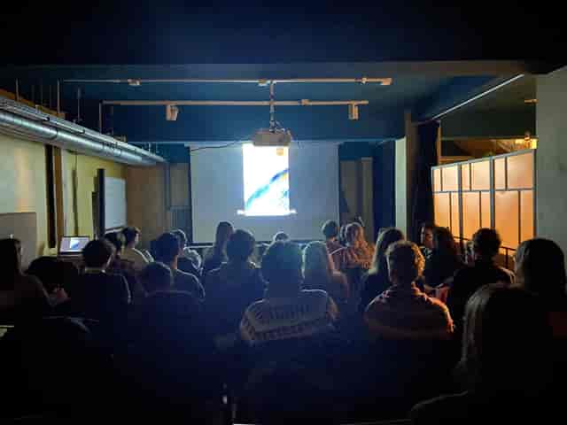 Edeltraud seminar room with theater seating: low-budget venue for corporate training and workshops.