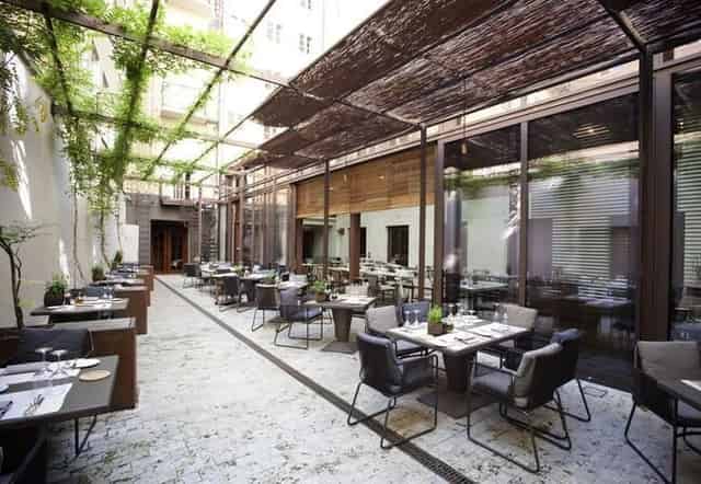 Garden terrace
