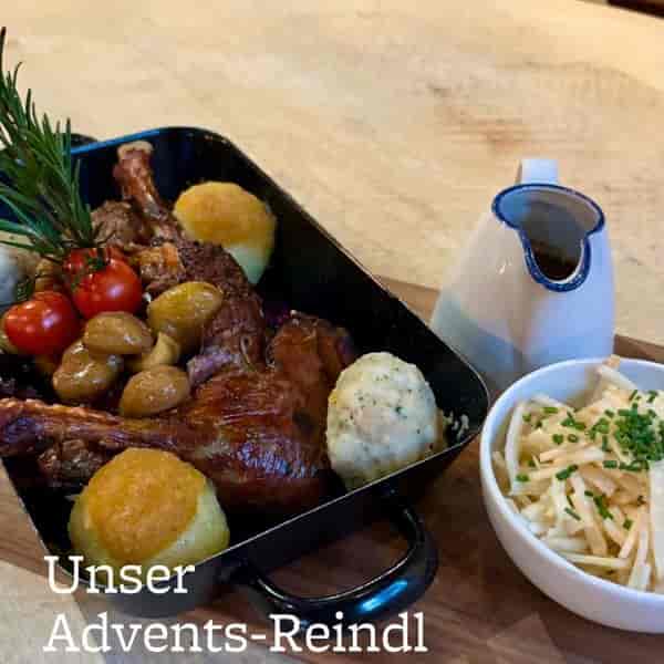 Rustic plated entrée with celeriac remoulade at Ayinger in der Au for gala or conference catering.